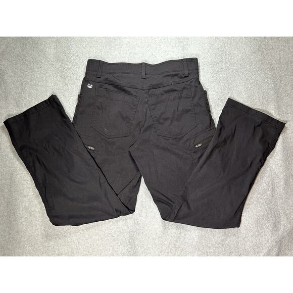 Wrangler Atg Pants Mens W30 L30 Black Nylon Cargo All Terrain Gear Hiking - Picture 16 of 16